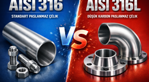 AISI 316 ile AISI 316L (EN 1.4404) Arasındaki Teknik Farklar