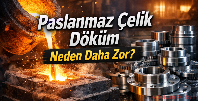 Paslanmaz Çelik Döküm Neden Daha Zor?