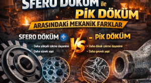 Sfero Döküm ile Pik Döküm Arasındaki Mekanik Farklar