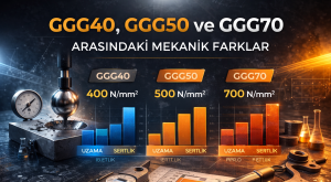 GGG40, GGG50 ve GGG70 Arasındaki Mekanik Farklar