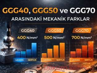 GGG40, GGG50 ve GGG70 Arasındaki Mekanik Farklar