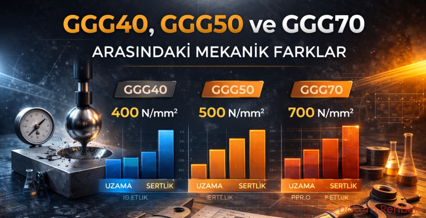 GGG40, GGG50 ve GGG70 Arasındaki Mekanik Farklar