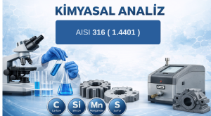 316 ( 1.4401 ) kimysal analizi ve mekanik özelleri