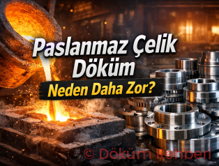 Paslanmaz Çelik Döküm Neden Daha Zor?