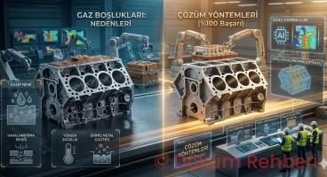 Dökümde Gaz Boşlukları: Nedenleri ve %100 Çözüm Yöntemleri